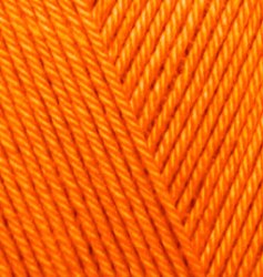 Alize Diva, цвет 120 апельсин Alize 100% микрофибра акрил, длина 350 м.