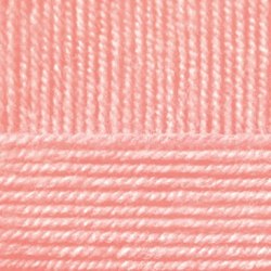 Народная, цвет 20 розовый. ООО Пехорский текстиль 30% шерсть, 70% акрил высокообъемный, длина 220м в мотке
