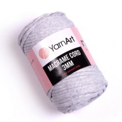 YarnArt Macrame Cord 3mm цвет 756 Yarn Art 60% хлопок, 40% вискоза и полиэстер, длина в мотке 85 м.
