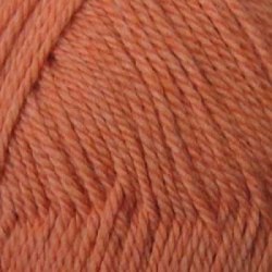 Мериносовая, цвет 510 светлая настурция ООО Пехорский текстиль 50% шерсть мериноса, 50% акрил, длина 200м в мотке