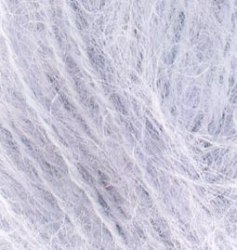 Alize Mohair Classik, цвет 224 голубой лед Alize 25% мохер, 24% шерсть, 51% акрил, длина в мотке 200 м.