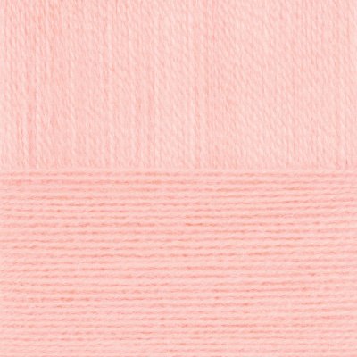 Пехорка Ангорская теплая цвет 265 розовый персик ООО Пехорский текстиль 40% шерсть, 60% акрил, длина 480м в мотке