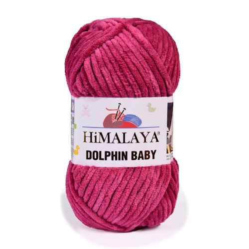 Himalaya Dolphin baby цвет 80310 малиновый Himalaya 100% микрополиэстер, длина 120 м в мотке