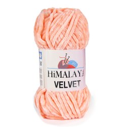 Himalaya Velvet цвет 90023 персик Himalaya 100% микрополиэстер, длина 120 м в мотке