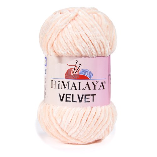 Himalaya Velvet цвет 90033 светлый персик Himalaya 100% микрополиэстер, длина 120 м в мотке