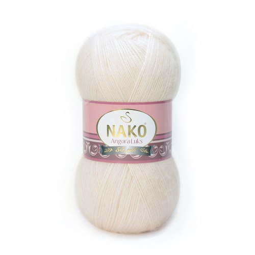 Nako Angora Luks цвет 11499 Nako 5% мохер, 15 % шерсть, 80% премиум акрил, длина в мотке 550 м.