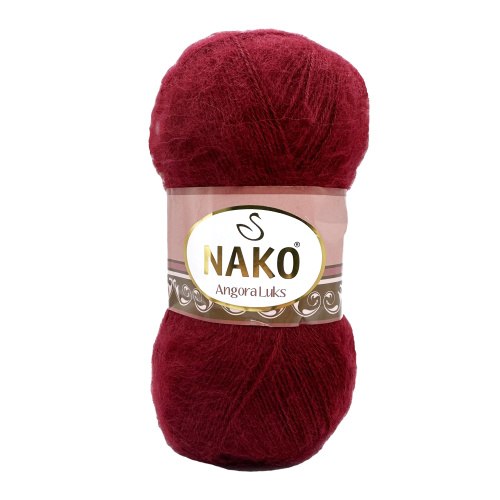 Nako Angora Luks цвет 1238 Nako 5% мохер, 15 % шерсть, 80% премиум акрил, длина в мотке 550 м.