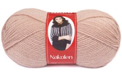 Nako Nakolen цвет 10275 бежевая пудра Nako 49% шерсть, 51% премиум акрил, длина в мотке 210 м.