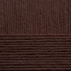 Детский каприз цвет 251 темно коричневый ООО Пехорский текстиль 50% шерсть мериноса, 50% фибра, длина в мотке 175 м.