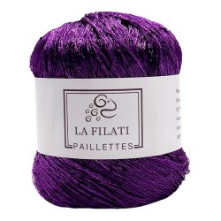La Filati Pailletes цвет S034 Nako 100% полиэстер, моток 50 г., длина в мотке 275 м.