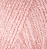 Alize My Baby цвет 556 розовая пудра Alize 100% акрил, моток 50 гр. длина 150 м в мотке