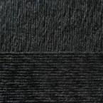 Жемчужная, цвет 02 черный ООО Пехорский текстиль 50% хлопок, 50% вискоза, длина 425м в мотке