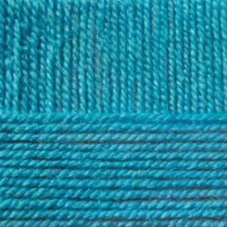 Народная, цвет 45 темная бирюза ООО Пехорский текстиль 30% шерсть, 70% акрил высокообъемный, длина 220м в мотке