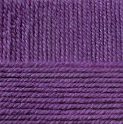 Народная, цвет 78 фиолетовый ООО Пехорский текстиль 30% шерсть, 70% акрил высокообъемный, длина 220м в мотке