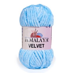 Himalaya Velvet цвет 90006 ярко голубой Himalaya 100% микрополиэстер, длина 120 м в мотке