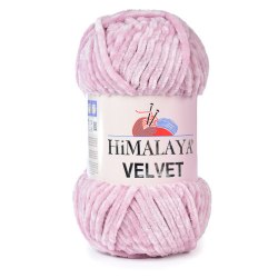Himalaya Velvet цвет 90049 пудра Himalaya 100% микрополиэстер, длина 120 м в мотке