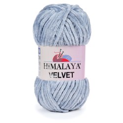 Himalaya Velvet цвет 90051 серый Himalaya 100% микрополиэстер, длина 120 м в мотке