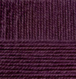 Перспективная, цвет 42 слива ООО Пехорский текстиль 50% шерсть мериноса, 50% высокообъемный акрил, длина 270м в мотке