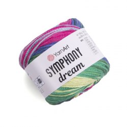 Yarn Art Symphony Dream цвет 3105 Yarn Art 80% хлопок, 20% вискоза,моток 100 гр. длина в мотке 250 м.