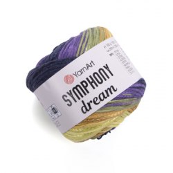 Yarn Art Symphony Dream цвет 3110 Yarn Art 80% хлопок, 20% вискоза,моток 100 гр. длина в мотке 250 м.