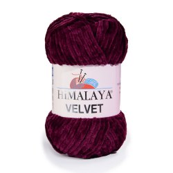 Himalaya Velvet цвет 90039 слива Himalaya 100% микрополиэстер, длина 120 м в мотке