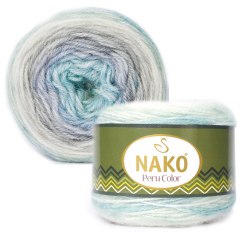 Nako Peru Color цвет 32184 Nako 25% альпака, 25% шерсть, 50% акрил, длина в мотке 310 м.