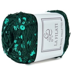 La Filati Royal Paillettes цвет 081 Nako 55% хлопок, 45% пайетки, моток 50 г., длина в мотке 120 м.