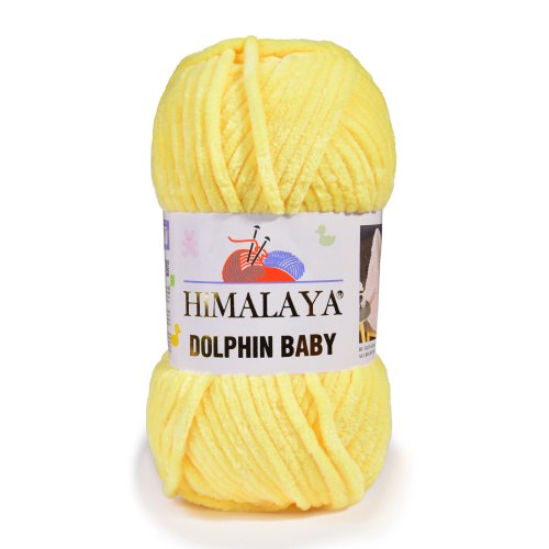 Himalaya Dolphin baby цвет 80302 желтый Himalaya 100% микрополиэстер, длина 120 м в мотке