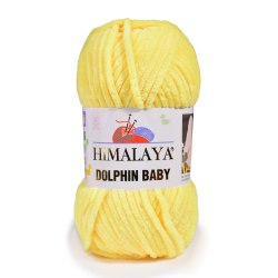 Himalaya Dolphin baby цвет 80302 желтый Himalaya 100% микрополиэстер, длина 120 м в мотке