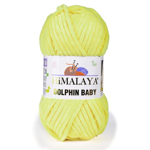 Himalaya Dolphin baby цвет 80313 лимонный Himalaya 100% микрополиэстер, длина 120 м в мотке