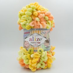 Alize Puffy Color цвет 6313 Alize 100% микрополиэстер, длина 9,2 м в мотке