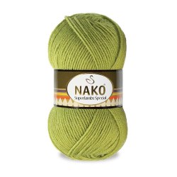 Nako Superlambs Special цвет 23107 горошек Nako 49% шерсть, 51% акрил, длина в мотке 200 м.