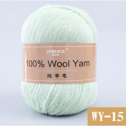 Menca Pure Wool цвет 15 Menca 100% австралийская шерсть, моток 50 гр. длина в мотке 410 м.