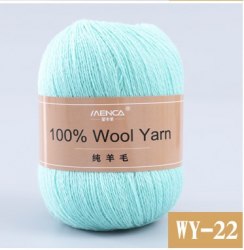 Menca Pure Wool цвет 22 Menca 100% австралийская шерсть, моток 50 гр. длина в мотке 410 м.