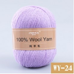 Menca Pure Wool цвет 24 Menca 100% австралийская шерсть, моток 50 гр. длина в мотке 410 м.