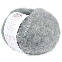 La Filati Brushed Alpaca цвет 08 серый La Filati 10% Альпака, 34% Овечья шерсть, 24% Акрил, 32% Полиэстер, моток 50 гр. длина в мотке 450 м.