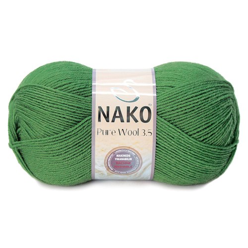 Nako Pure Wool 3,5 цвет 5300 хаки La Filati 100% Шерсть, моток 100 гр. длина в мотке 350 м.