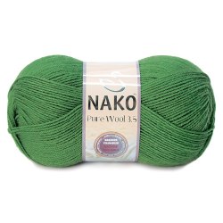 Nako Pure Wool 3,5 цвет 5300 хаки La Filati 100% Шерсть, моток 100 гр. длина в мотке 350 м.