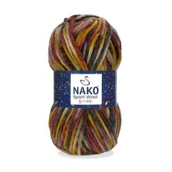 Nako Sport Wool Senlik цвет 87735 La Filati 25% Шерсть, 75% Акрил, моток 100 гр. длина в мотке 120 м.