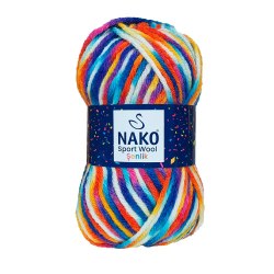 Nako Sport Wool Senlik цвет 87737 La Filati 25% Шерсть, 75% Акрил, моток 100 гр. длина в мотке 120 м.