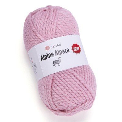 Yarn Art Alpine Alpaca New цвет 1445 розовый Yarn Art 20% альпака, 20% шерсть, 60% акрил, длина в мотке 120 м.