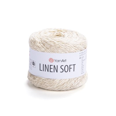 YarnArt Linen Soft цвет 7302 Yarn Art 30% лен, 34% хлопок, 36% вискоза, моток 100 гр. длина в мотке 272 м.