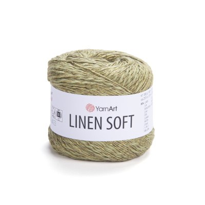 YarnArt Linen Soft цвет 7313 Yarn Art 30% лен, 34% хлопок, 36% вискоза, моток 100 гр. длина в мотке 272 м.