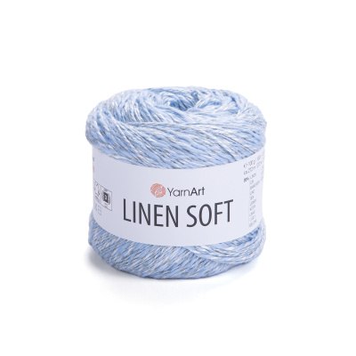 YarnArt Linen Soft цвет 7319 Yarn Art 30% лен, 34% хлопок, 36% вискоза, моток 100 гр. длина в мотке 272 м.