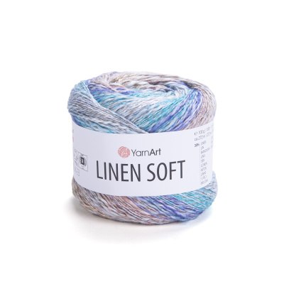 YarnArt Linen Soft цвет 7402 Yarn Art 30% лен, 34% хлопок, 36% вискоза, моток 100 гр. длина в мотке 272 м.