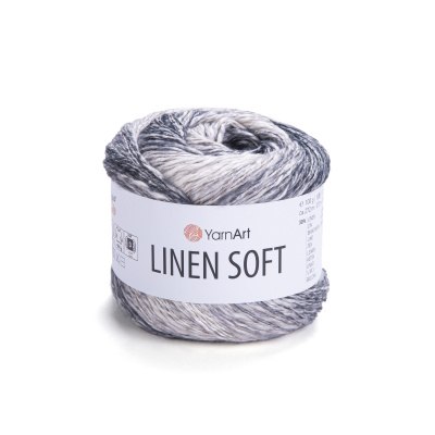 YarnArt Linen Soft цвет 7406 Yarn Art 30% лен, 34% хлопок, 36% вискоза, моток 100 гр. длина в мотке 272 м.