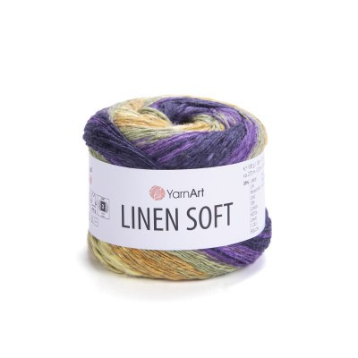 YarnArt Linen Soft цвет 7410 Yarn Art 30% лен, 34% хлопок, 36% вискоза, моток 100 гр. длина в мотке 272 м.