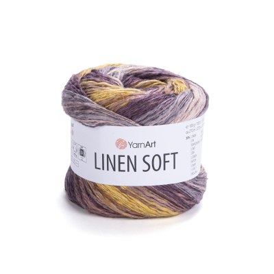 YarnArt Linen Soft цвет 7415 Yarn Art 30% лен, 34% хлопок, 36% вискоза, моток 100 гр. длина в мотке 272 м.