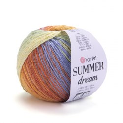 YarnArt Summer Dream цвет 4301 Yarn Art 70% хлопок, 30% вискоза, моток 100 гр. длина в мотке 350 м.