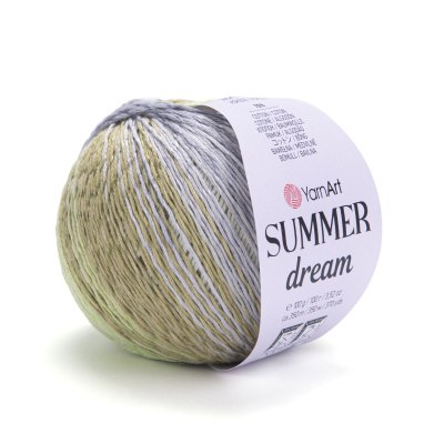 YarnArt Summer Dream цвет 4303 Yarn Art 70% хлопок, 30% вискоза, моток 100 гр. длина в мотке 350 м.